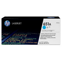 Produktbild för HP 651A - cyan - original - LaserJet - tonerkassett (CE341A)