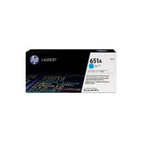 Produktbild för HP 651A - cyan - original - LaserJet - tonerkassett (CE341A)