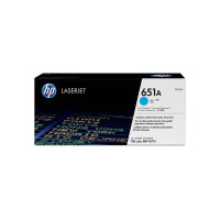 Produktbild för HP 651A - cyan - original - LaserJet - tonerkassett (CE341A)