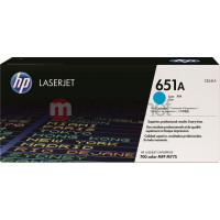 Produktbild för HP 651A - cyan - original - LaserJet - tonerkassett (CE341A)