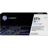 Produktbild för HP 651A - cyan - original - LaserJet - tonerkassett (CE341A)