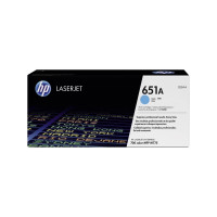 Produktbild för HP 651A - cyan - original - LaserJet - tonerkassett (CE341A)