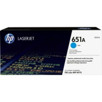 Produktbild för HP 651A - cyan - original - LaserJet - tonerkassett (CE341A)