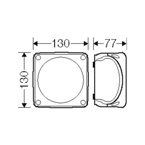 hensel ATEX anslutningsdosa för zon 2 och 22 IP66 130x130x77 mm sva...