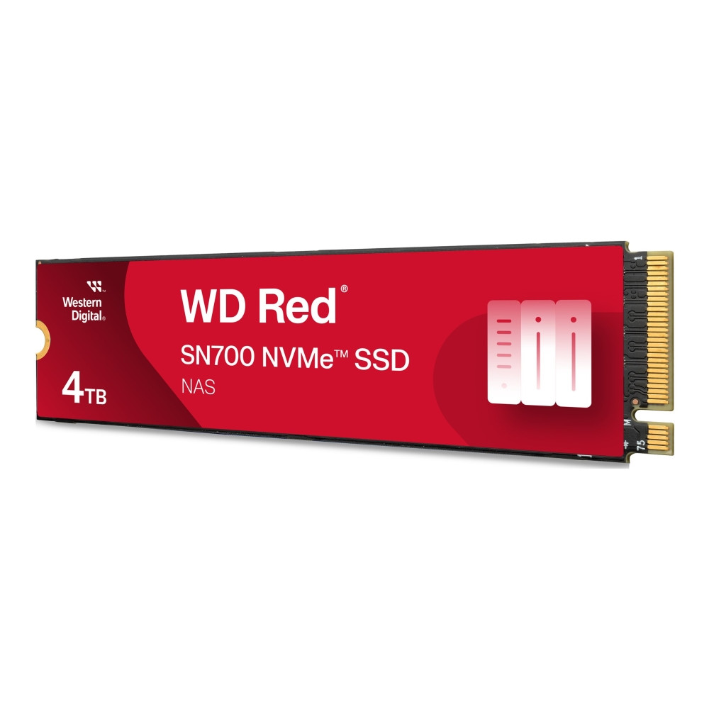 Produktbild för WD Red SN700 WDS400T1R0C-68BDK0 - SSD - 4 TB - PCIe 3.0 x4 (NVMe)