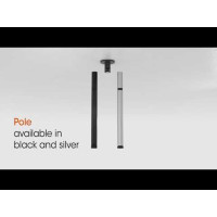 Produktbild för Vogel's Connect-It PUC 2415 monteringskomponent - för LCD-display - svart