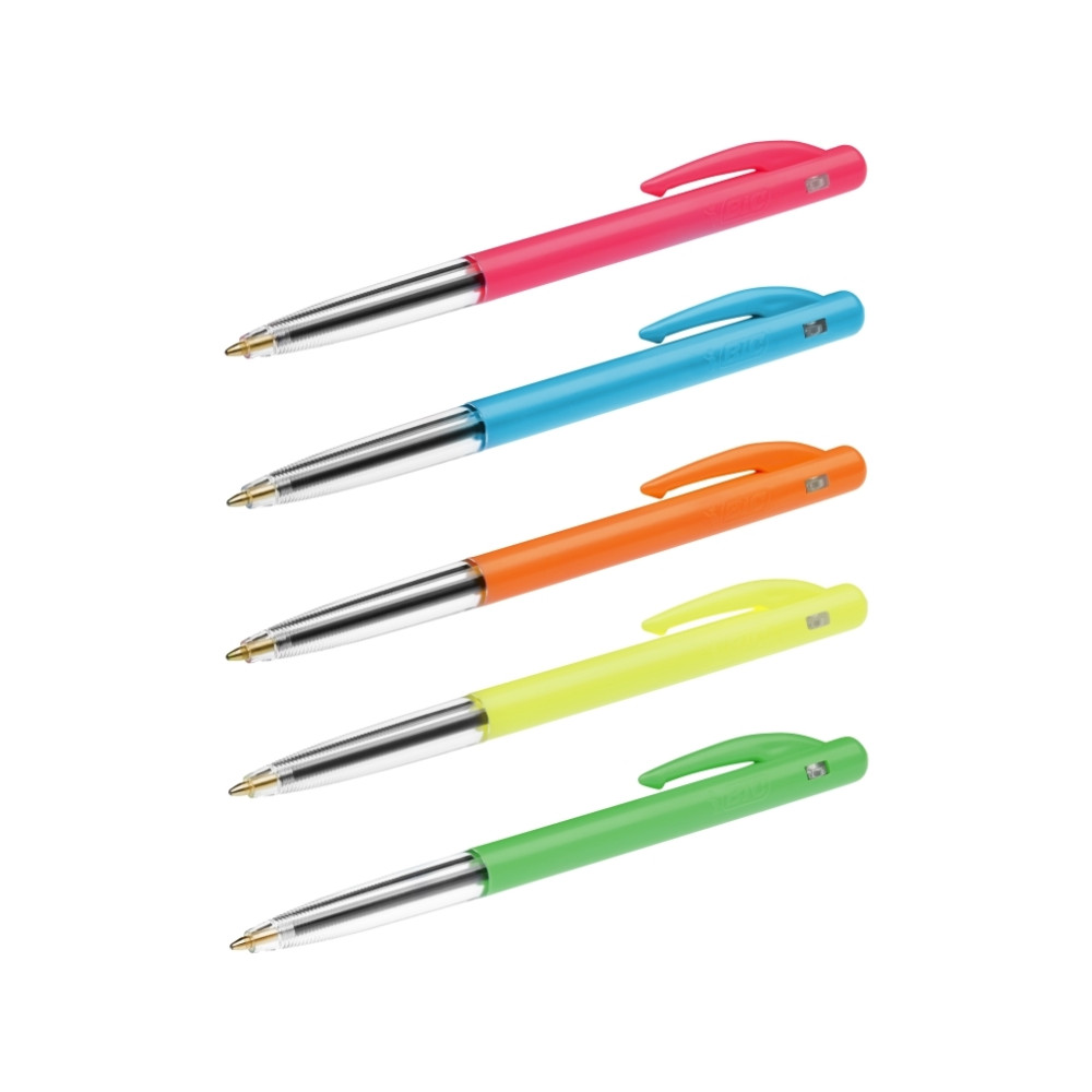 Produktbild för Kulspetspenna, BIC M10 patronfärger, 1 mm, skrivfärg blå, fö...