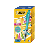 Produktbild för Kulspetspenna, BIC M10 patronfärger, 1 mm, skrivfärg blå, fö...