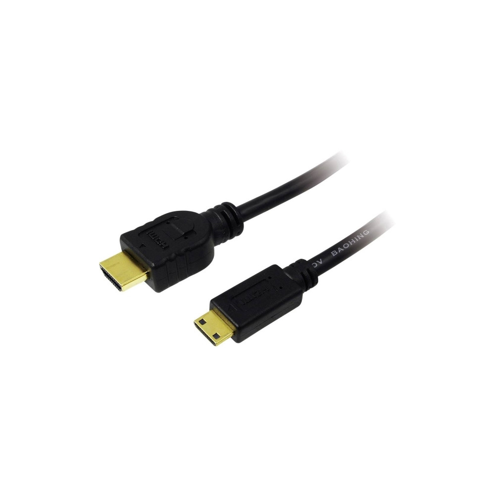 Produktbild för LogiLink High Speed with Ethernet - HDMI-kabel med Ethernet - 2 m