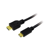 Produktbild för LogiLink High Speed with Ethernet - HDMI-kabel med Ethernet - 2 m