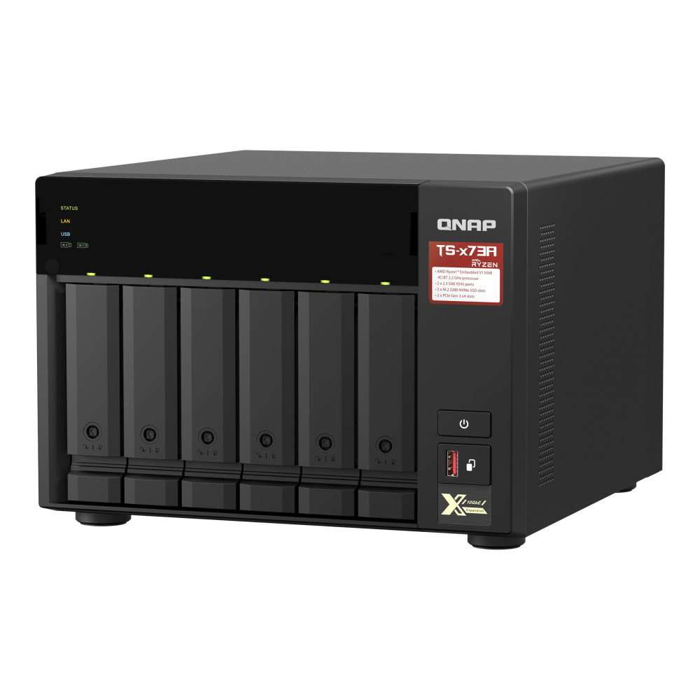 Produktbild för QNAP TS-673A - NAS-server