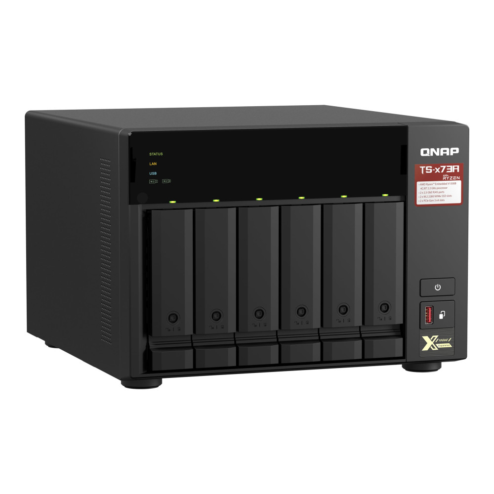 Produktbild för QNAP TS-673A - NAS-server