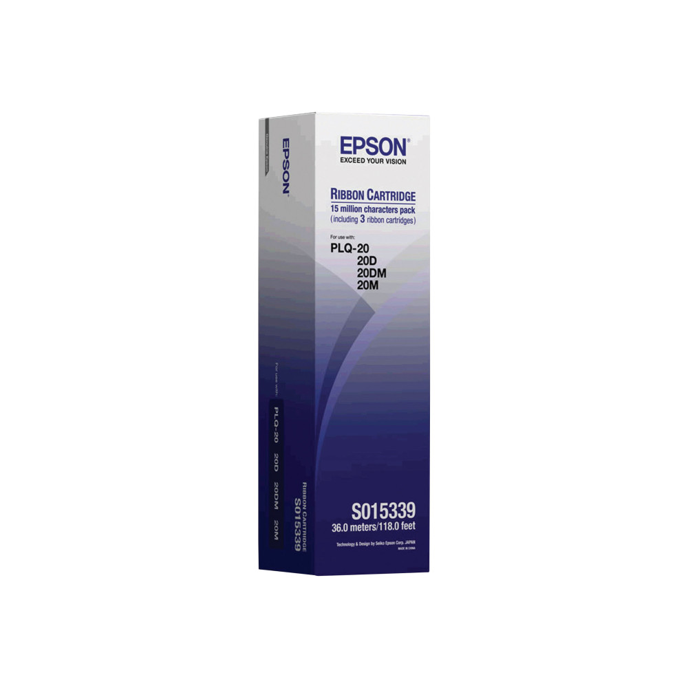 Produktbild för Epson - 3 - svart - färgband