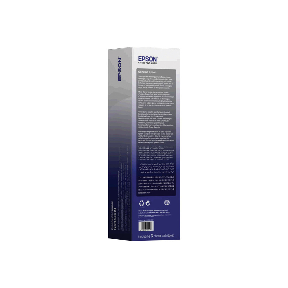 Produktbild för Epson - 3 - svart - färgband