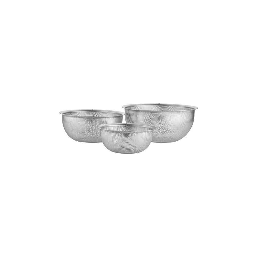 Produktbild för ZWILLING Prep Durkslag/sil/ångkok set 3 st. S 16 cm + M 20 c...