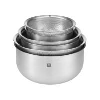 Produktbild för ZWILLING Prep Durkslag/sil/ångkok set 3 st. S 16 cm + M 20 c...