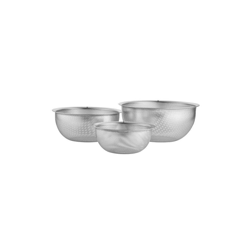 Produktbild för ZWILLING Prep Durkslag/sil/ångkok set 3 st. S 16 cm + M 20 c...