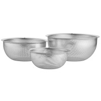 Produktbild för ZWILLING Prep Durkslag/sil/ångkok set 3 st. S 16 cm + M 20 c...