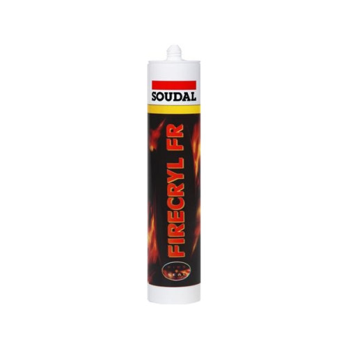 SOUDAL SOUDAL Firecryl brandakryl för fogning i bygg, vit 310 ml pa...