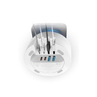 Produktbild för SBS TEWIRELESSORG15W, inomhus, USB, Trådlös laddning, 1 m, V...