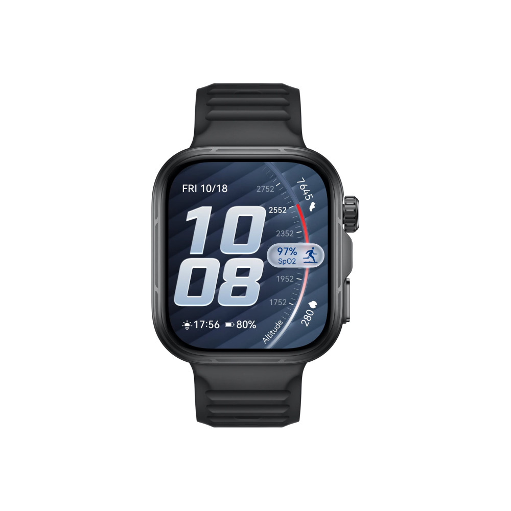 Produktbild för Huawei Watch Fit 5 Pro - aluminiumlegering - smart klocka med rem - svart - svart