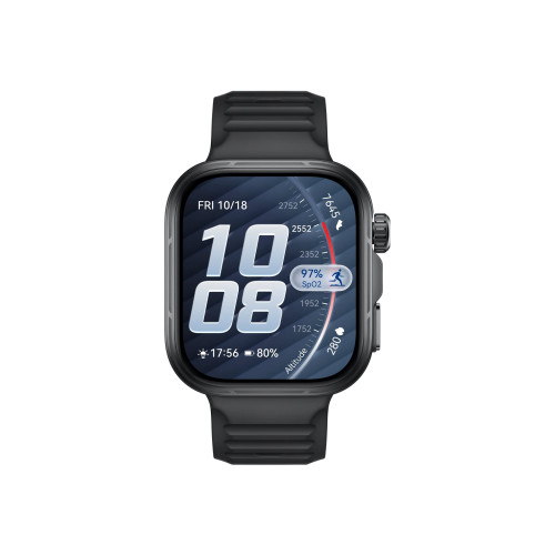 Huawei Huawei Watch Fit 5 Pro - aluminiumlegering - smart klocka med rem - svart - svart