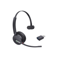 Produktbild för Yealink WH64 Hybrid Mono - headset - USB-A via DECT-adapter, USB-C