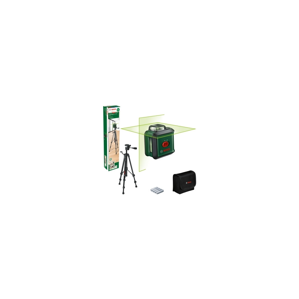 Produktbild för Bosch UniversalLevel 360 Set, 24 m, 0,4 mm/m, 4°, 4 s, Horis...