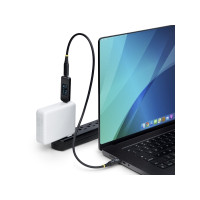 Produktbild för StarTech.com USB-C Power Tester, Bi-Directional Digital Voltage/Current - USB-C strömtester - digital multimeter, bi-directional