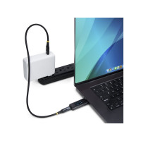 Produktbild för StarTech.com USB-C Power Tester, Bi-Directional Digital Voltage/Current - USB-C strömtester - digital multimeter, bi-directional