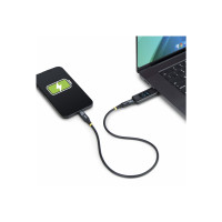Produktbild för StarTech.com USB-C Power Tester, Bi-Directional Digital Voltage/Current - USB-C strömtester - digital multimeter, bi-directional