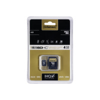 Produktbild för Intenso 3403450, 4 GB, MicroSDHC, Klass 4, 20 MB/s, 5 MB/s,...