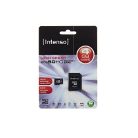 Produktbild för Intenso 3403450, 4 GB, MicroSDHC, Klass 4, 20 MB/s, 5 MB/s,...