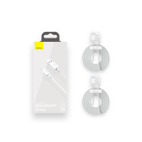 Produktbild för Baseus TZCALZJ-02, Hvid, USB A, Lightning, 1,5 m, Hanstik, H...