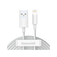 Produktbild för Baseus TZCALZJ-02, Hvid, USB A, Lightning, 1,5 m, Hanstik, H...