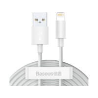 Produktbild för Baseus TZCALZJ-02, Hvid, USB A, Lightning, 1,5 m, Hanstik, H...