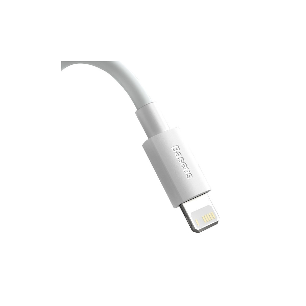 Produktbild för Baseus TZCALZJ-02, Hvid, USB A, Lightning, 1,5 m, Hanstik, H...