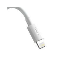 Produktbild för Baseus TZCALZJ-02, Hvid, USB A, Lightning, 1,5 m, Hanstik, H...