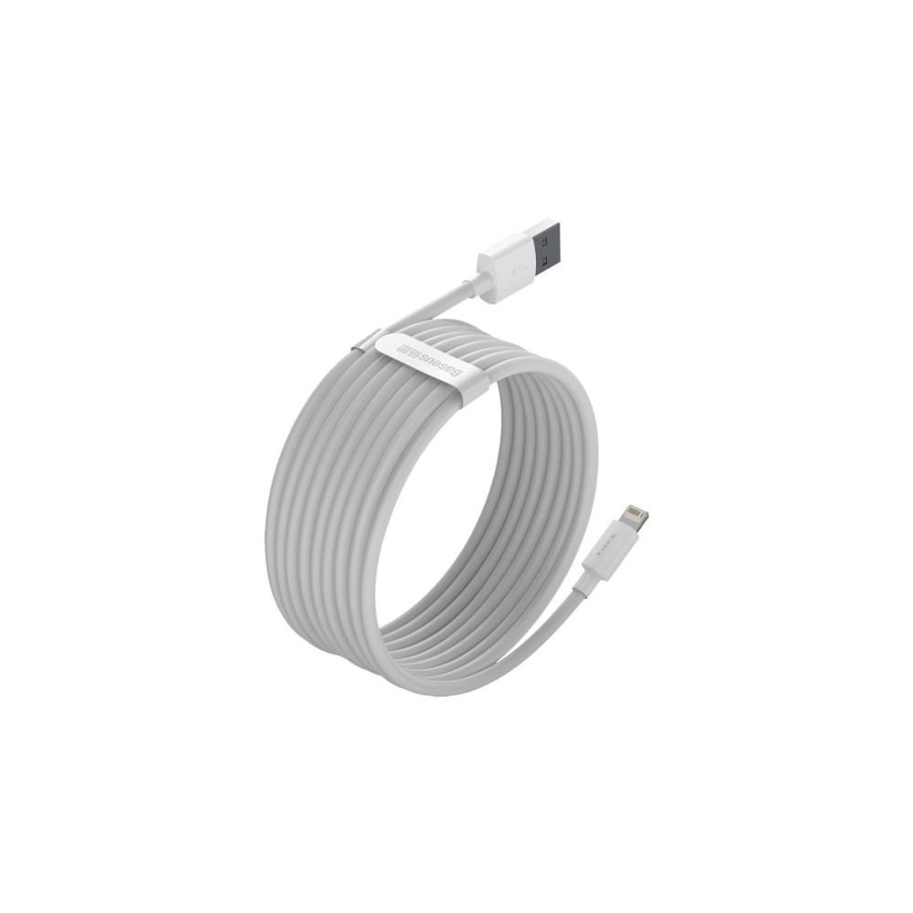 Produktbild för Baseus TZCALZJ-02, Hvid, USB A, Lightning, 1,5 m, Hanstik, H...