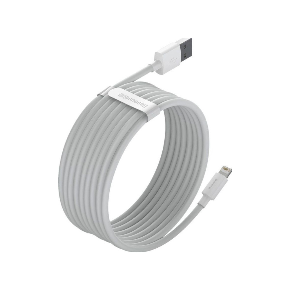 Produktbild för Baseus TZCALZJ-02, Hvid, USB A, Lightning, 1,5 m, Hanstik, H...