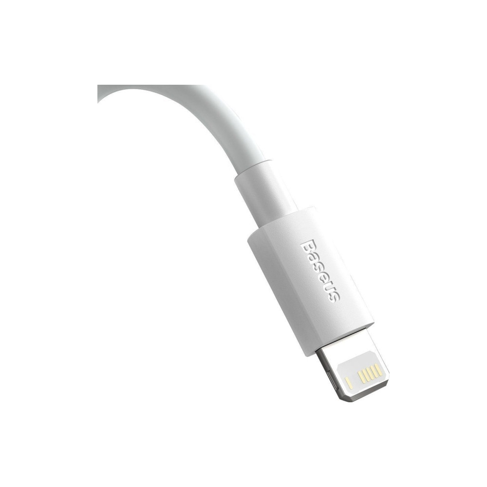 Produktbild för Baseus TZCALZJ-02, Hvid, USB A, Lightning, 1,5 m, Hanstik, H...