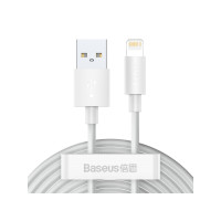 Produktbild för Baseus TZCALZJ-02, Hvid, USB A, Lightning, 1,5 m, Hanstik, H...