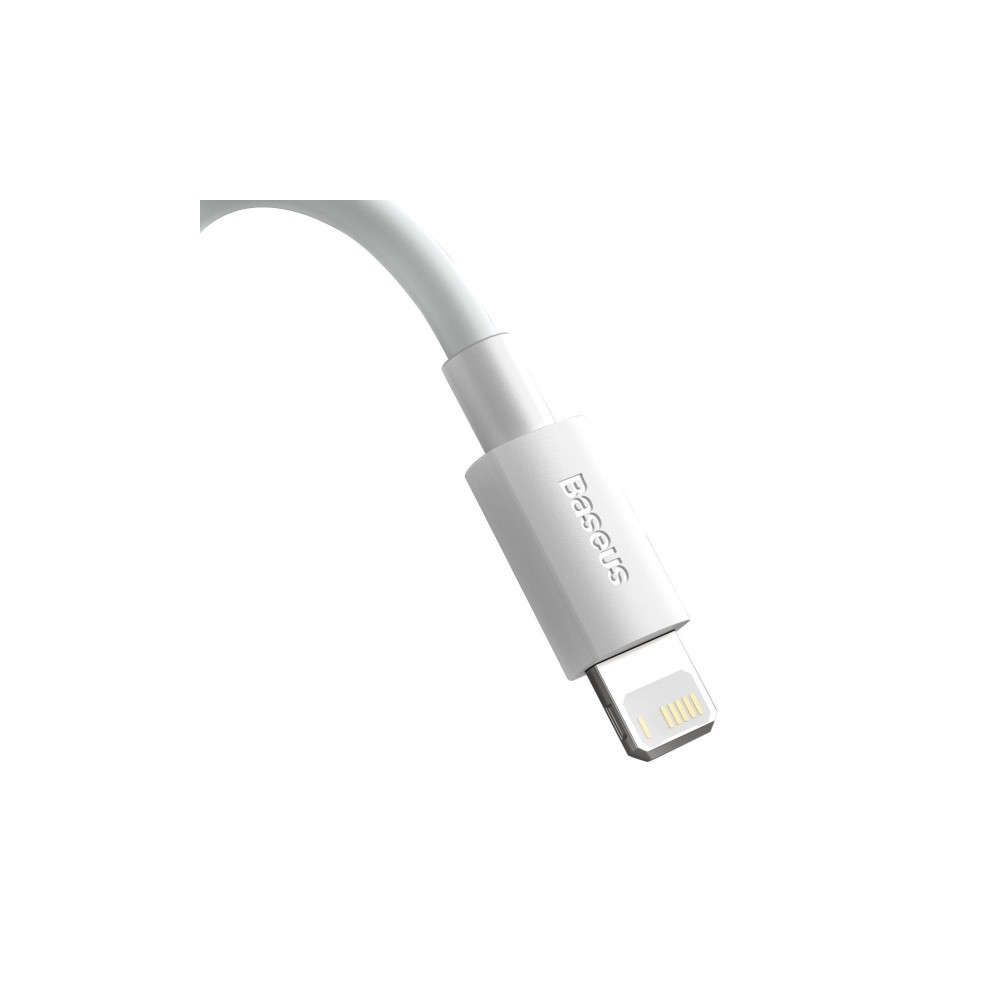 Produktbild för Baseus TZCALZJ-02, Hvid, USB A, Lightning, 1,5 m, Hanstik, H...