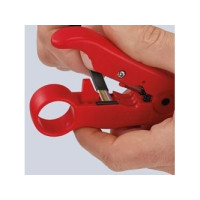 Produktbild för KNIPEX skaltång - for coax and data cable