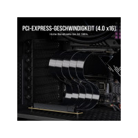 Produktbild för CORSAIR Premium Extension - PCI Express x16-kabel - PCI Express 4.0 x16 till PCI Express 4.0 x16 - 30 cm