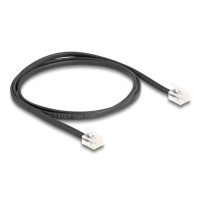 Produktbild för Delock telefonkabel - 1 m - svart