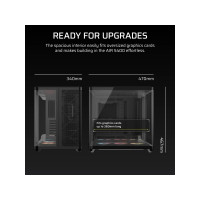 Produktbild för CORSAIR AIR 5400 RS-R ARGB - mid tower - utökad ATX