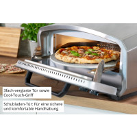 Produktbild för Unold Pizzaofen Enzo 68916, 1 pizza/pizzor, Rostfritt stål,...