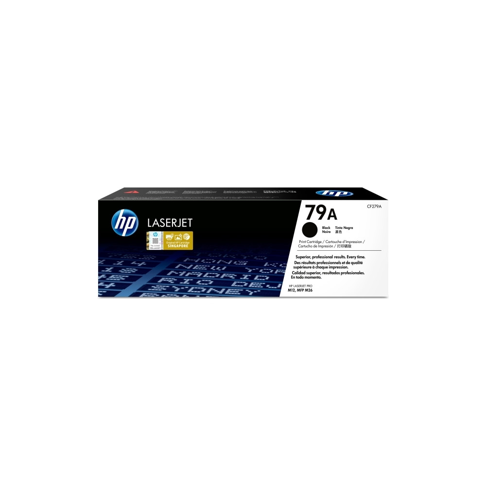 Produktbild för HP 79A - svart - original - LaserJet - tonerkassett (CF279A)