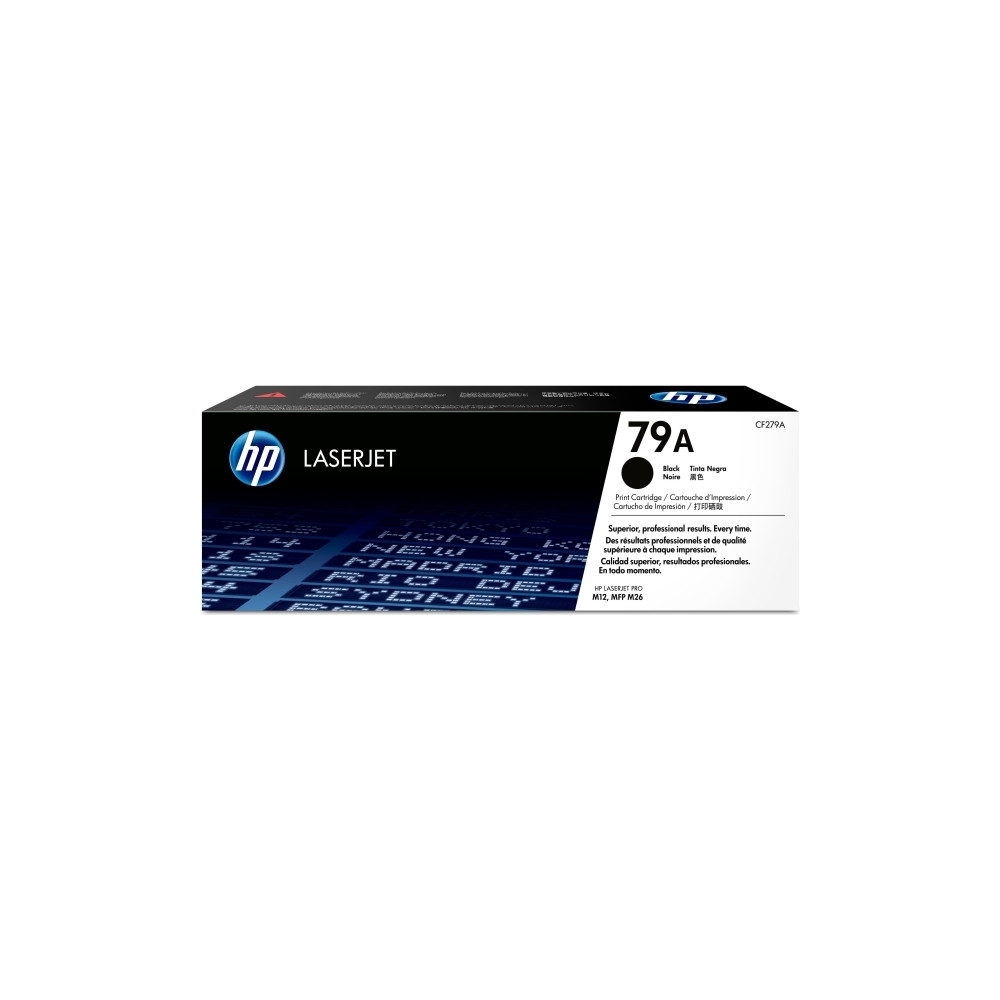 Produktbild för HP 79A - svart - original - LaserJet - tonerkassett (CF279A)